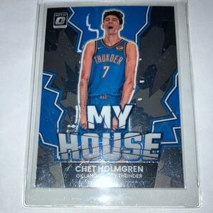2022-23 Donruss Optic Chet Holmgren OKC Thunder Rookie Card RC